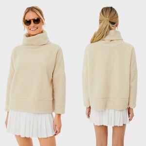 Tuckernuck Cream Cowl Neck Sherpa Cozy Neutral